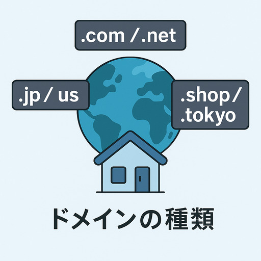 ドメインの種類